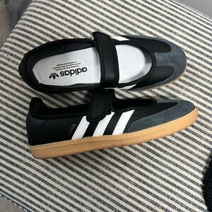 Adidas Black and White MaryJanes